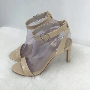 Dolce Vita Women’s Pamona Patent Leather Open Toe Heel Sandal Party Size 8.5